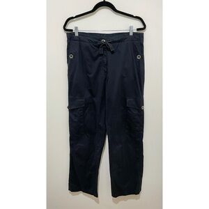 Chico's Women's Black Cargo Pants, Size 12